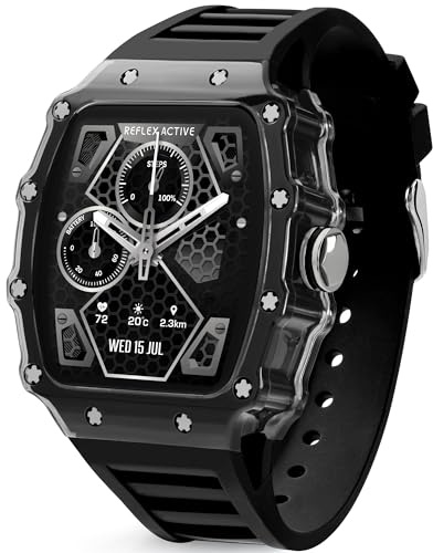 Reflex Active Series 51 Black Strap Smart Calling Watch