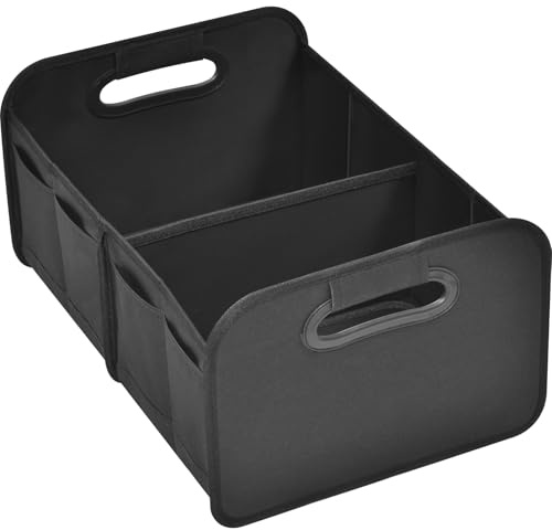 Borsa pieghevole per bagagliaio - Organizer per bagagliaio, contenitore pieghevole per auto, autotasche - rinforzata e stabile - con antiscivolo in velcro