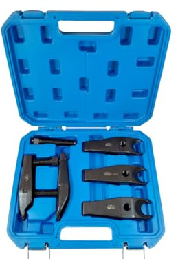 Satra Gelenk Abzieher Ausdrücker Set 5-teilig 24,27,32,36mm passend für BMW Mercedes Porsche Audi mit Kunststoffkoffer