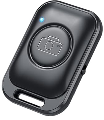 Telecomando per selfie per telefono, clicker per fotocamera bluetoths, controller per otturatore wireless, strumento fotografico tascabile, compatibile con telefoni e tablet, accessorio per
