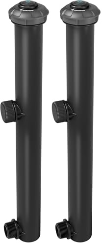 Gardena Sprinklersystem Versenkregner MD40/300: Pop-up Bewässerungssystem über höhere Pflanzen bis 40 m² Fläche, Reichweite von 2,5-3,5 m, mit Rotationsdüse, 3/4 Zoll Außengewinde (8233-20)