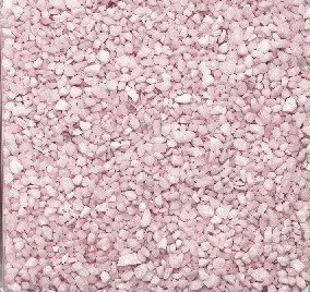 Eurosand GRANULAT 2-3 mm (kleine Dekosteine, grobkörniger Farbsand) 1 kg. ROSA -11