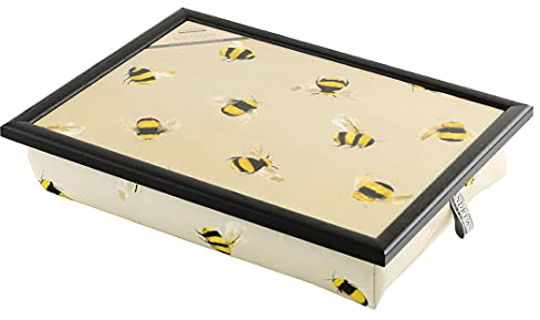 Andrew´s Knietablett Laptray mit Kissen Tablett für Laptop Bumblebee