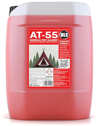 20L AT-55 Caravan Awning & Tent Cleaner | Outdoor Fabric Cleaner | Extend Life of Outdoor Fabrics | Perfect for Parasol, Gazebo and Outdoor Fabric | Available in 1L, 5L, 20L, 25L