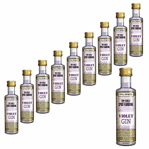 10x Still Spirits Top Shelf Violet Gin Essence Flavours 2.25L