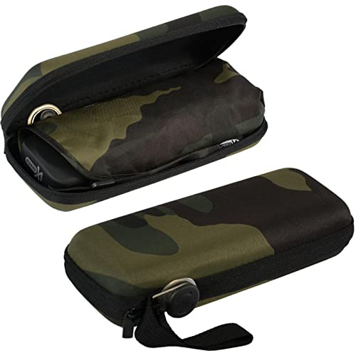 iX-brella Super Mini parapluie de poche avec grand toit, 94 cm, camouflage, olive, Mini-Taschenschirm mit Etui, Parapluie de poche avec ouverture manuelle