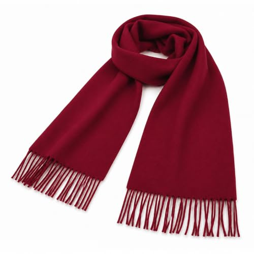TigerTie - Feiner Designer Schal in einfarbig Uni - Cashmink