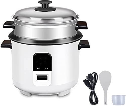 SilteD Olla Arrocera con Vaporera Aislamiento Inteligente Mini Cocina Eléctrica Utensilios De Cocina Antiadherentes Multifuncionales para El Hogar para 1-8 Personas,4L