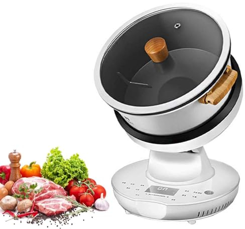 SioNS Procesador de Alimentos Comercial, máquina de cocción automática Inteligente de 8 litros con rotación de 360° y Calentamiento Integral 3D, procesador de Alimentos Tipo Tambor