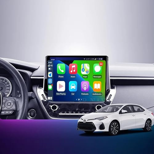 for Toyota Corolla 12 2018 2019 2020 2021 2022 2023 Car Radio Multimedia Video Player Navigation Stereo GPS Android Wireless CarPlay/Android Auto, Head Unit Replacement Upgrade,2+32G,WiFi. GPS,BT，10“