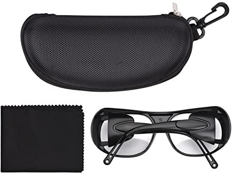 Hanzete Lunettes de soudage de sécurité Protection des yeux Brasage Flamme obscurcissante Lunettes de soudure Lunettes de soudure Lunettes de soudure Anti-buée Étanche UV Lunettes de protection