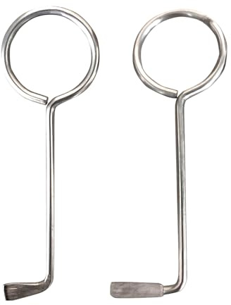 2 Stück Profi Dietrich Set,Buntbartschlüssel Universal,Bartschlüssel | Aus Edelstahl,Geeignet zum Öffnen von Türschlössern,Türöffner Schlüssel für BuntBart Schloss Zimmertüren
