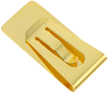 LAPYAPPE Stainless Steel Multifunktionell Klipp Elegant Pengaklipp Kontorsdokumentklipp Bokmärke Lätt Och Bärbar Förvaring Pengar Och Etiketter Hållbar Och Mångsidig Design