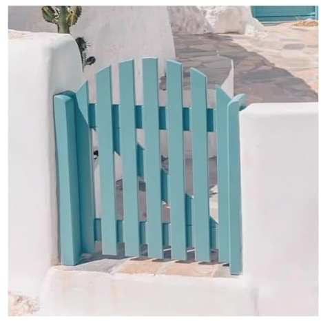 XILYZMO Fence Doors, Outdoor Garden Gates, Freestanding With Hinges Accessories Half-Waist Doors, Customizable Size Entry Way Doors Gate Kit For Home Yard Indoor(100x70cm)
