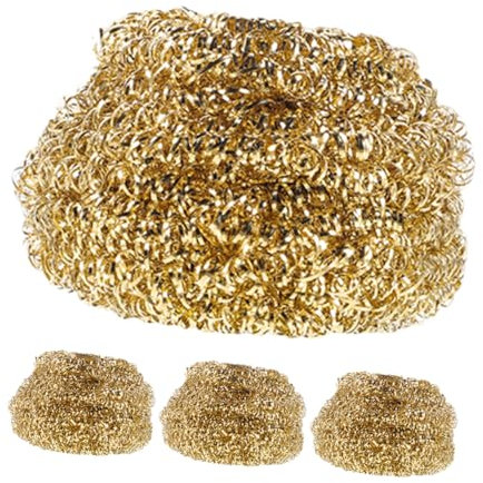 LAPYAPPE Kit de Nettoyage Facile à Utiliser pour Pointes de Soudure 4 Boules en Fil de Cuivre Doré pour Améliorer L'efficacité de Travail