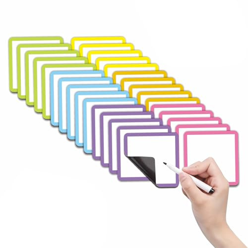 Bloc De Notas Magnético Para - Etiquetas Borrables Para Pizarra Blanca,Notas Adhesivas Reutilizables Para Lista De La Compra Y Mensajes En Hogar Cocina Oficina Pizarra