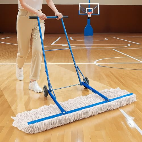 GFLPSQIA spingi acqua campo da tennis Spazzatrice Per Campi Da Tennis, Eliminatore D'acqua Mobile Per Parcheggi Per Centro Commerciale/campo Da Basket, Spazzatrice Professionale(Mop Width 96cm)