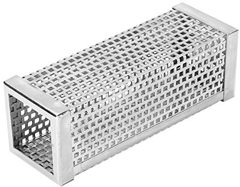ERYUE Tubo Ahumador de Barbacoa de Acero Inoxidable, Generador Humo Duradero para Barbacoa Al Aire Libre 6 Pulgadas, Parrillas Eléctricas Carbón a Gas, Acero Inoxidable 304