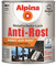 Alpina Metallschutzlack Anti-Rost Hellgrau 750ml matt