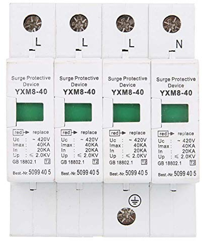 4P 40KA House Din Rail Lowvoltage Protector Arrester Device for Thunder Protection