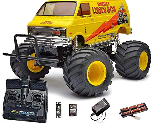 Tamiya RC 58347 Lunch Box 2005 Monster Truck 1:12 Standard Stick Radio Bundle