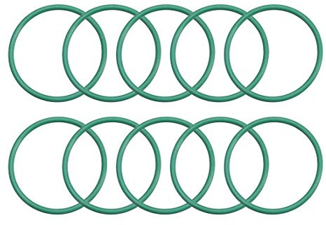sourcing map 10 Stück O Ring 22mmx25mmx1.5mm FKM Dichtungsringe O-Ringe Fluor Gummi Öl Säure Unterlegscheiben für Industerie Maschinen Auto Reparatur Wärmebeständigkeit