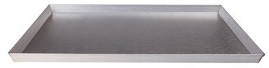 G.T. INOX - GT60403A TEGLIADA FORNO RETTANGOLARE DI TIPO PROFESSIONALE ALLUMINATA 60 X 40 ALTEZZA 3 CM PARETE SVASATA
