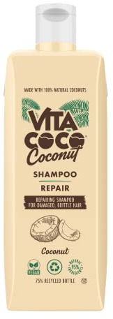 Vita Coco Coconut Shampoo Repair (400ml) für geschädigtes Haar mit 100% natürlicher Kokosnuss • schützt und repariert die Haare • Kokos Pflege Shampoo für alle Haartypen