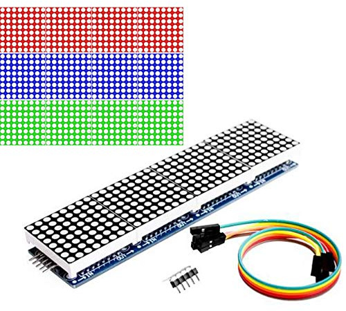 Youmile 8x32 Dot Matrix Single Blue Light MCU Control LED Display Module for Arduino/MCU/51/AVR/STM32/Raspberry Pi