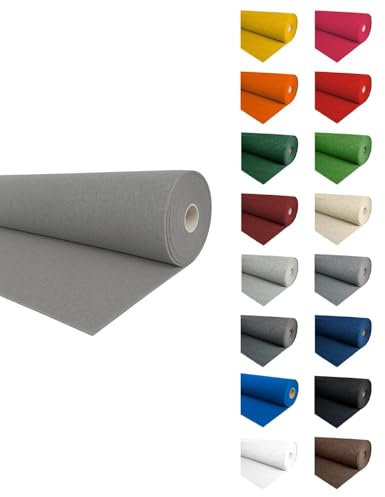 Jardin202 - Alfombra para Eventos Moqueta Ferial | 2m Ancho 2 Metros (Ancho) x 5 Metros (Largo) (02 - Gris)