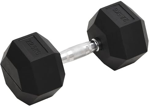 vidaXL Kurzhantel Kurzhanteln Hantel Hanteln Minihantel Hexagon Gummiert Hantelscheiben Gewichte Fitness Krafttraining 22,5kg Gusseisen