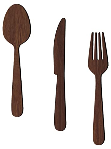 Cabilock Porta Posate Da Cucina in Legno Vintage Decorazione Da Parete Porta Utensili Da Cucina