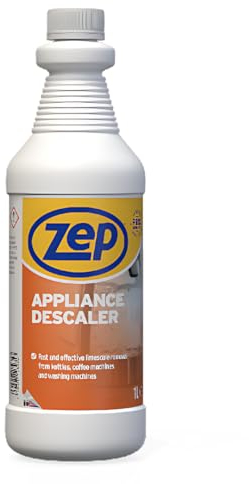 Zep Appliance Descaler 1000ml (20 Doses) - Kettle Descaler, descaler for coffee machines, limescale remover kettle, kettle cleaner, descaler liquid, coffee machine descaler, washing machine descaler,