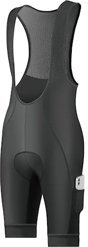 CEROTIPOLAR Cuissard Vélo Homme à Bretelles – Longue Distance & Gravel, Pad Gel Agis Shield 120g/m², UPF50+