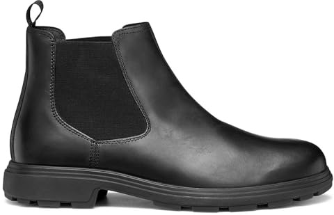 Geox U MEIERN, stivale da uomo, nero, 39 EU, Nero, 39 EU