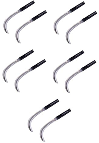 BESPORTBLE Scythe Long Handle Garden Tool Rustproof Reaping Knife for Weeding