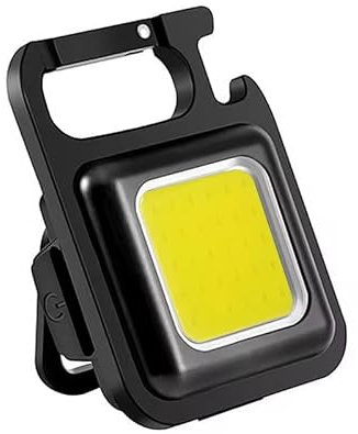 KEYCHAIN LIGHT Super Bright MINI COB llavero linterna lampara de carga Luces de camping con iman 4 modos de iluminacion para acampar,trabajo,etc.