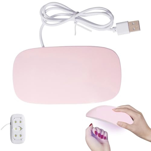 Tomedeks Lámpara Secadora UV Uñas, Gel Curado Máquina y Pantalla LED, con Para Manicura Pedicura Nail Art Hogar, Salón