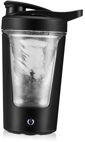 LALADEFIEE Tazza di Miscelazione Elettrica Automatica 450ml Nero