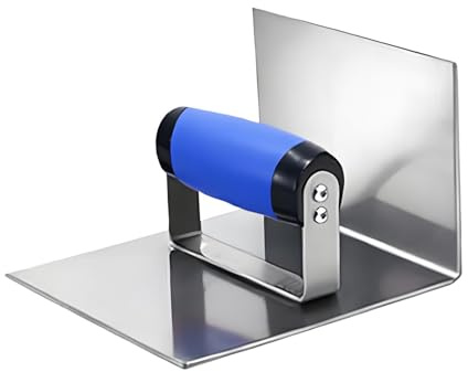 Stgfyxgs Cazzuola per Angoli E Bordi in Acciaio Inox. Utensile Manuale Professionale. Facile Intonacatura Degli Angoli Delle Pareti, Angolo interno
