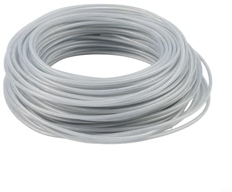 Trimmertråd 2,4 mm 60 m och 3,0 mm, 45 m, slitstark nylon med stålkärnlinje för utomhus grässkärning erosionskontroll kompatibel med de flesta bensinelektriska trimmers (3,0 mm x 45 m)