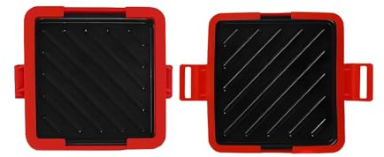 Tostapane per microonde - Pressa da 8 pollici Lavabile in lavastoviglie Tostapane da viaggio con piastre antiaderenti, macchina per sandwich | Macchina per sandwich toastie al microonde | per snack a