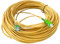 Simplex 9/125 µm LSZH, tubo bianco/giallo FTTH SC/APC-SC/APC-SC/APC, compatibile operatori Movistar Jazztel Vodafone Orange Amena Masmovil Yoigo. (40 m, giallo)
