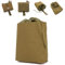 Xiuyer Magazintasche, Dump Pouch, Molle Tasche, Munitionstasche, Molle Zubehör, Tasche Klappbar Müllsack, Magazinbeutel mit Kordelzug Magazintasche, für Outdoor Wandern Camping Jagd(Khaki)