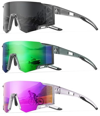 KALIYADI Sports Sunglasses-Men Polarized-Mens-Sunglasses Women: Running Sun Glasses with UV400 for Fishing Cycling