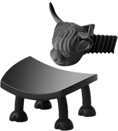 Haushalt Toilettenpapierhalter, Highland Cow Stoffrollständer, niedliches Badezimmerzubehör mit dekorativem Heimkunstdesign für Badezimmerdekoration, Gold, Neues Geschenk