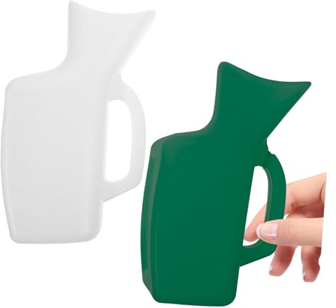 YARNOW 2pcs Female Urinal Travel Women Urine Pee Bottle Convenient Urine Bottle Large Female Pee Holder for Emergency Use