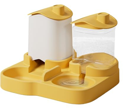 Port Reservoir - Transparent Jug, Anti Overflow Valve with Seal, Efficient Hydration Goal for Bunnies, Animal Gear, Cat Feeder and Water Dispenser for Dog Bunny Animal Feeding