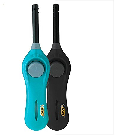 1 ACCENDIGAS BIC MEGA LIGHTER A GAS IN PLASTICA ELETTRONICO 20 CM NERO