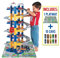 MOLTO | Parcheggio per bambini a 7 piani con garage, rampe, lavanderia, ascensore, benzinaio e area di lubrificazione | Include 10 auto e arazzo da gioco | giocattoli educativi per bambini e ragazze |